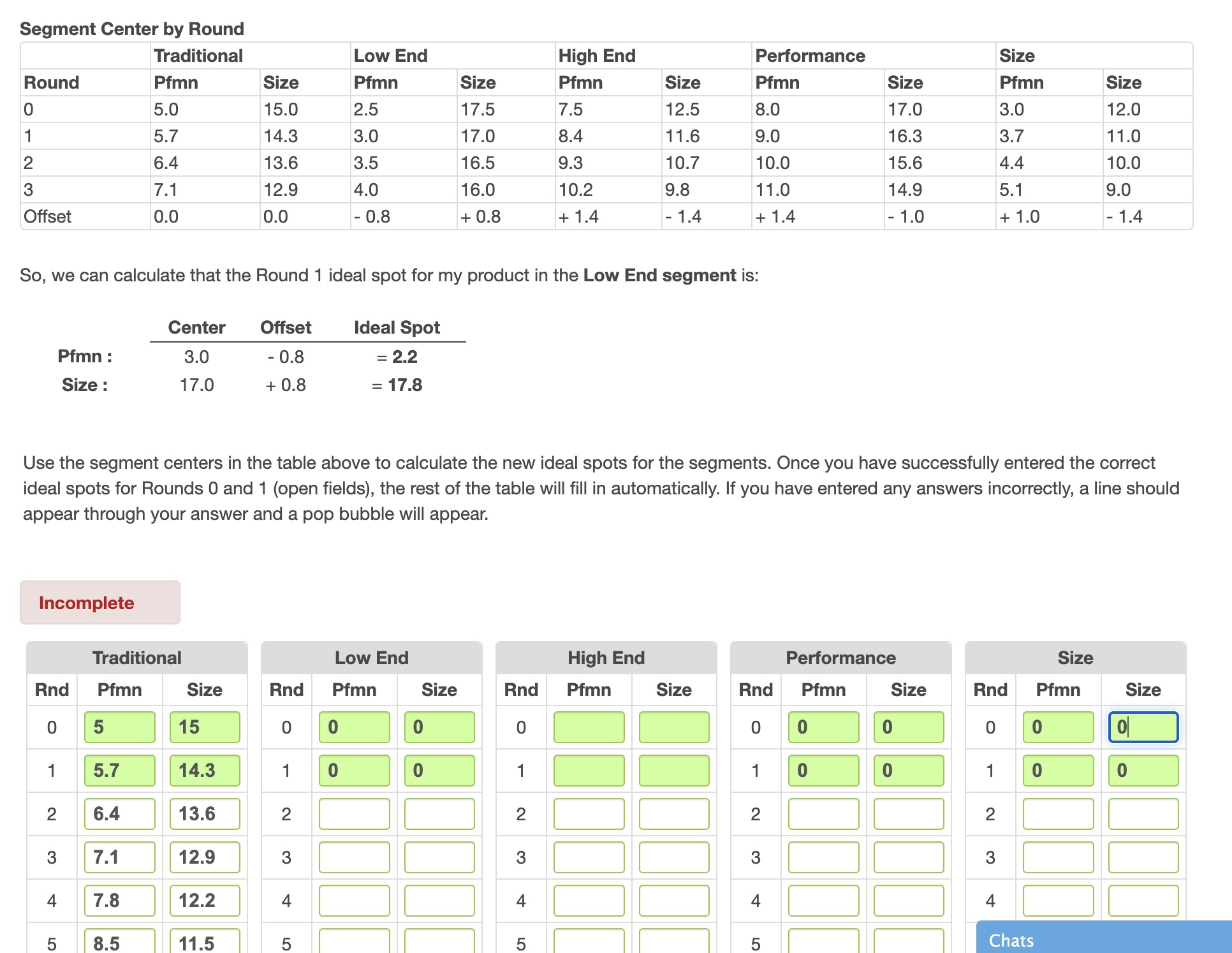  Segment Center by Round So, we can calculate that the Round