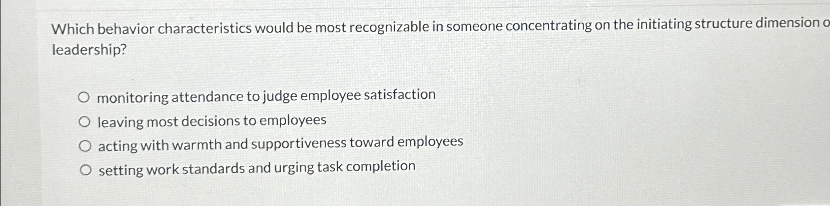  Which behavior characteristics would be most recognizable in someone concentrating on