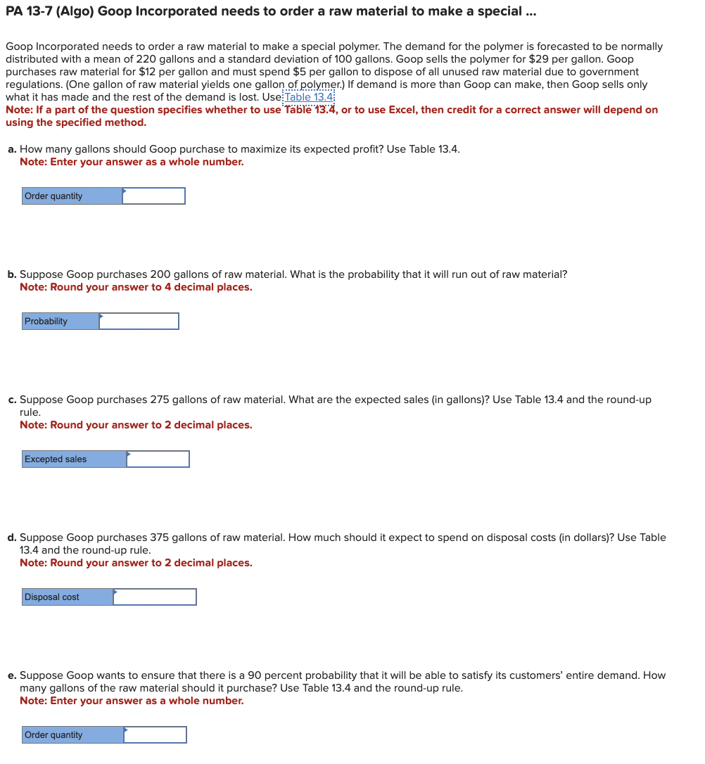 screenshot posted) The Distribution , F(Q), and Expected Inventory, I(Q), Functions for