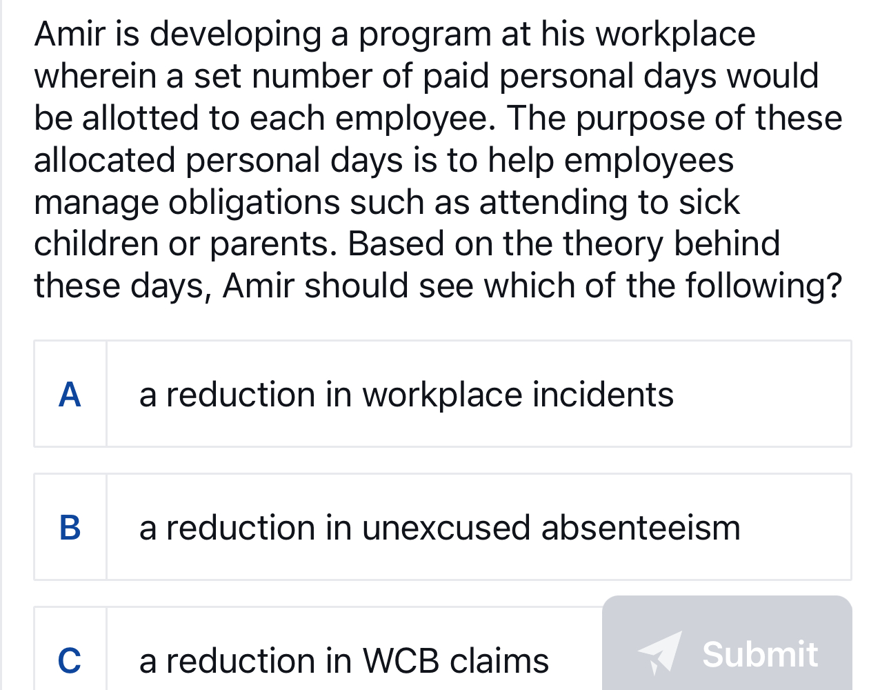  Amir is developing a program at his workplace wherein a set