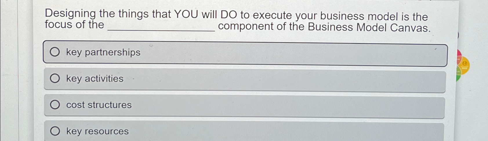  Designing the things that YOU will DO to execute your business