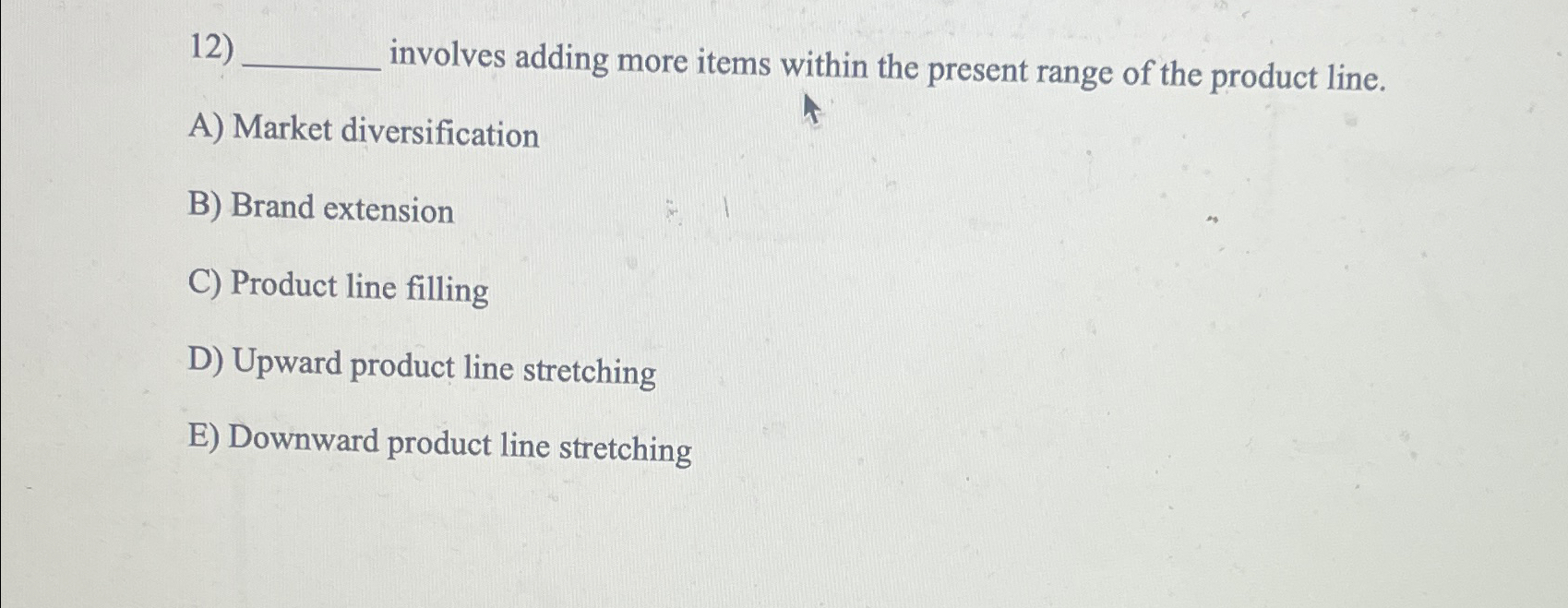  involves adding more items within the present range of the product