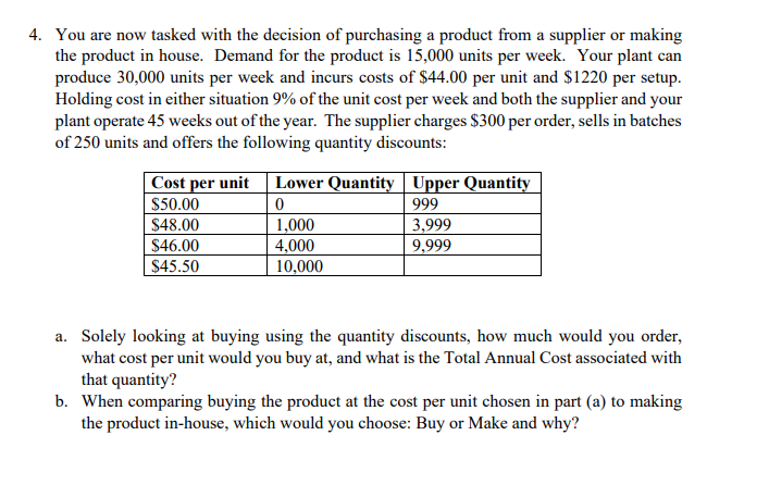  Solve using excel only, ensure you are using the correct formulas