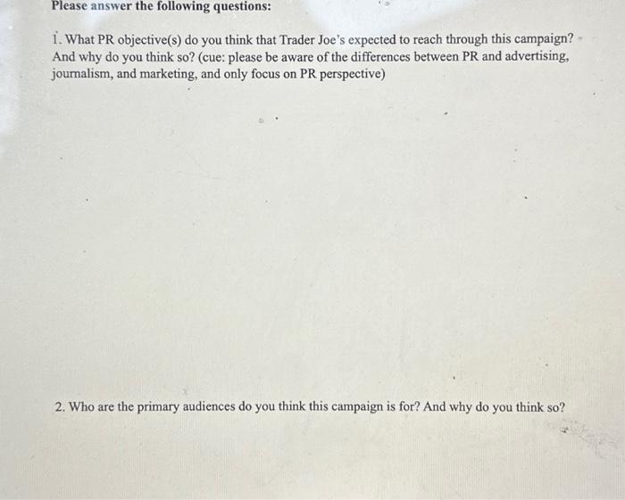  please help answer thes questions ! Please answer the following questions: