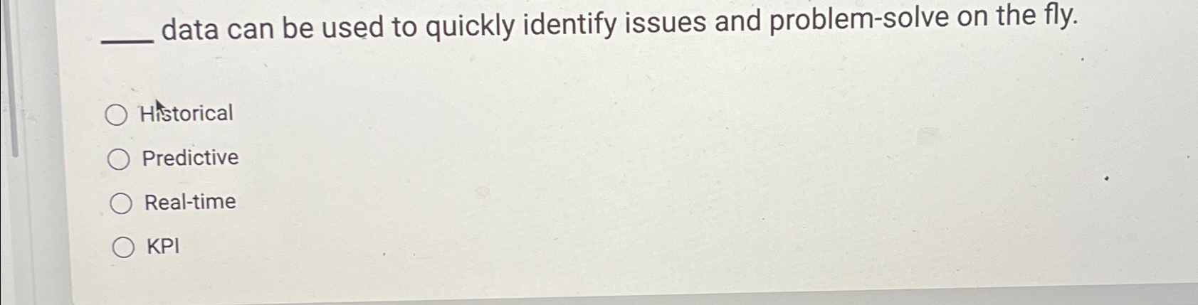  data can be used to quickly identify issues and problem-solve on