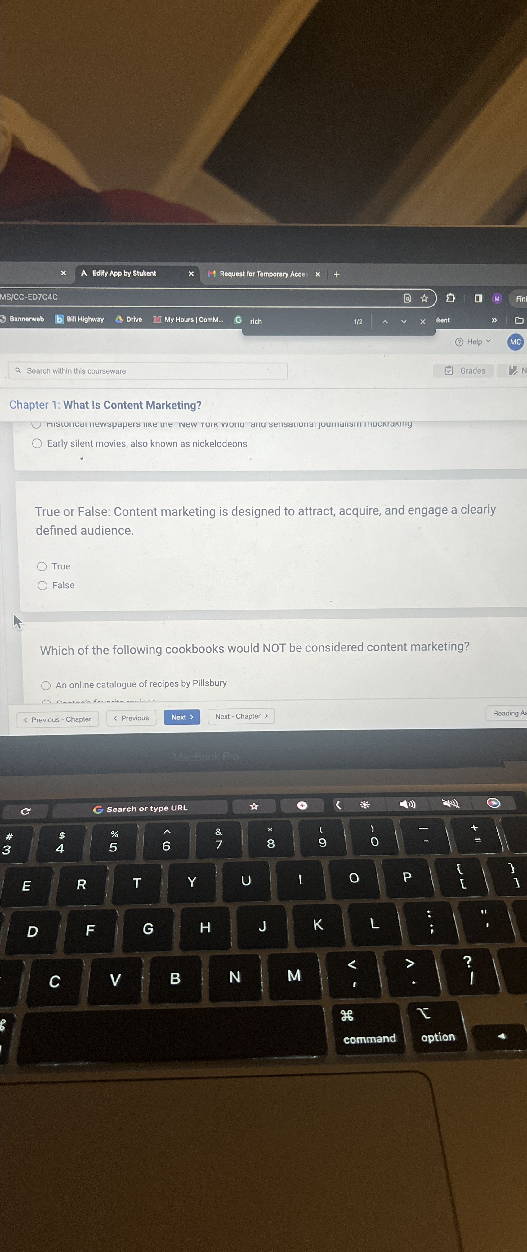  a Search within this courseware Chapter 1: What Is Content Marketing?