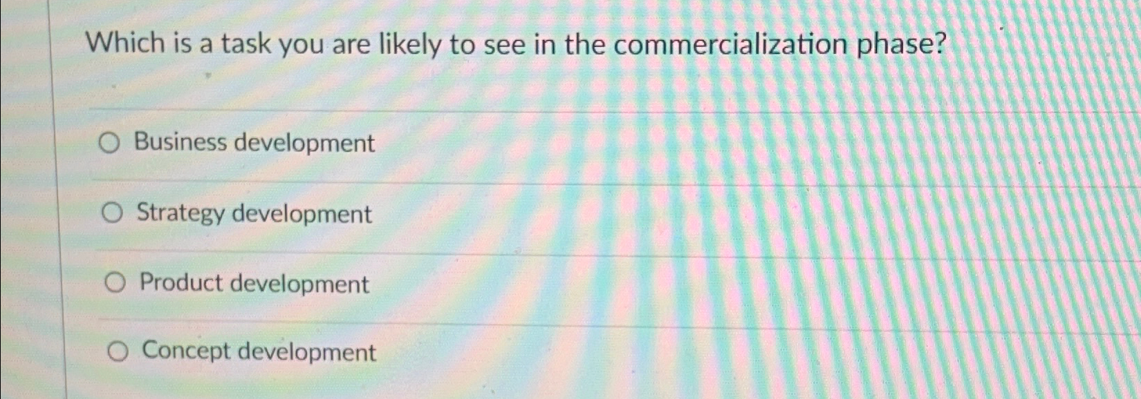  Which is a task you are likely to see in the