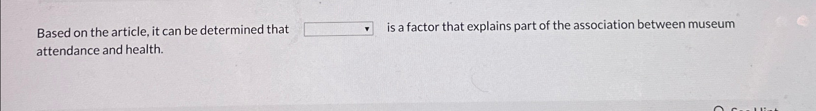  Based on the article, it can be determined that ? is