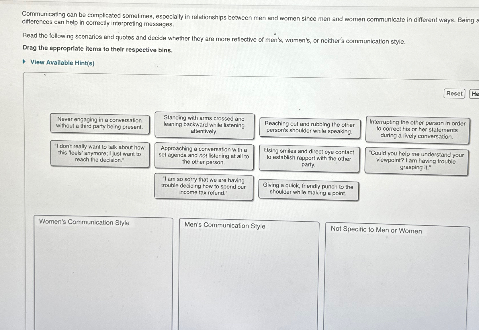  Communicating can be complicated sometimes, especially in relationships between men and