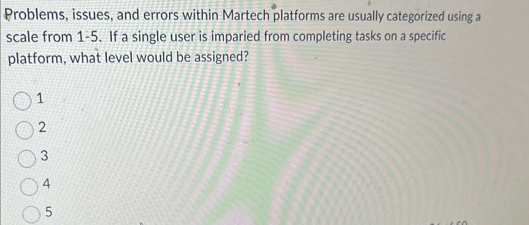  Problems, issues, and errors within Martech platforms are usually categorized using