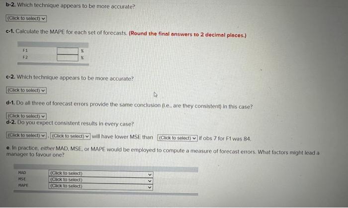 of bottled water in a store. Actual demand and the two sets