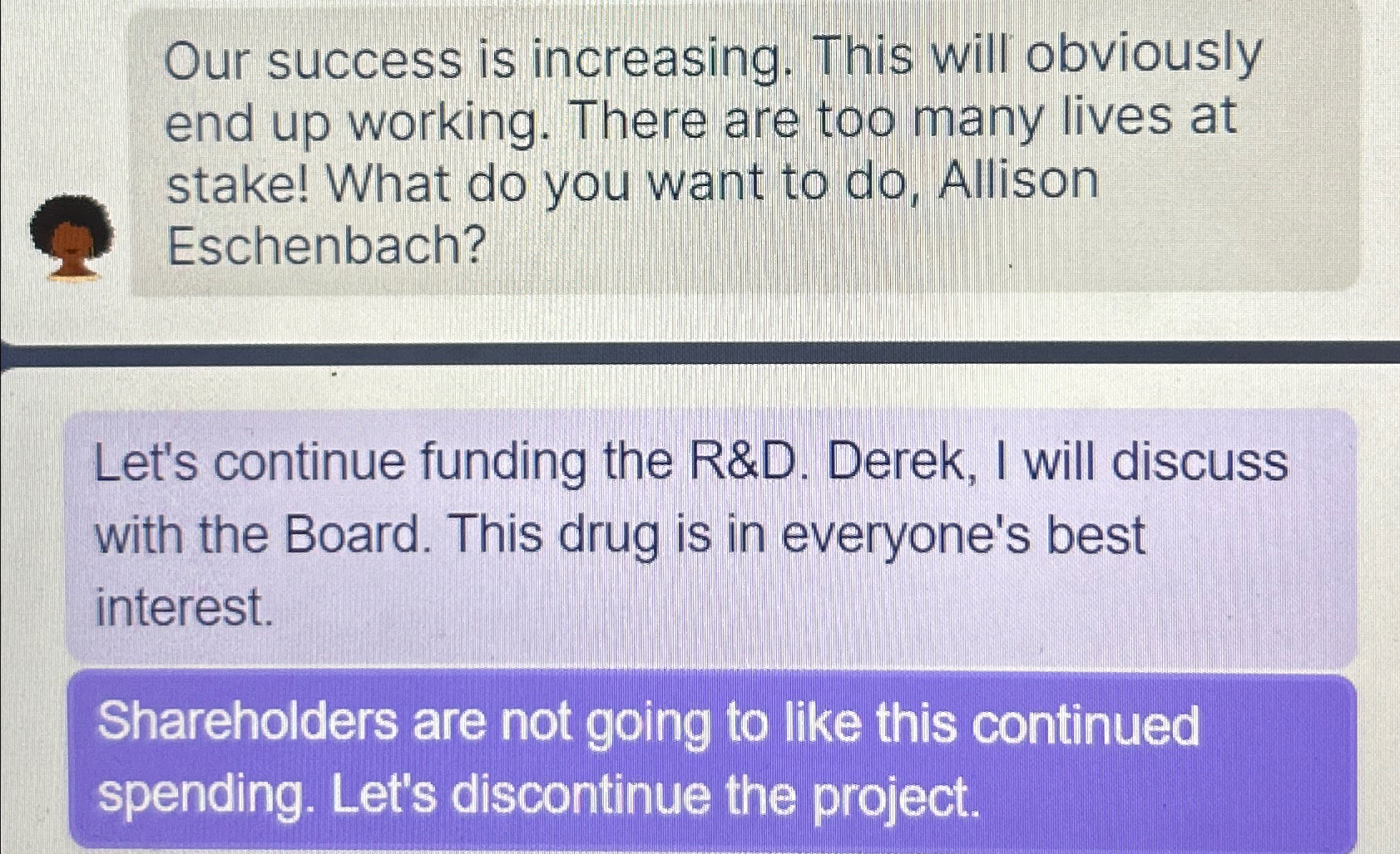  Our success is increasing. This will obviously end up working. There