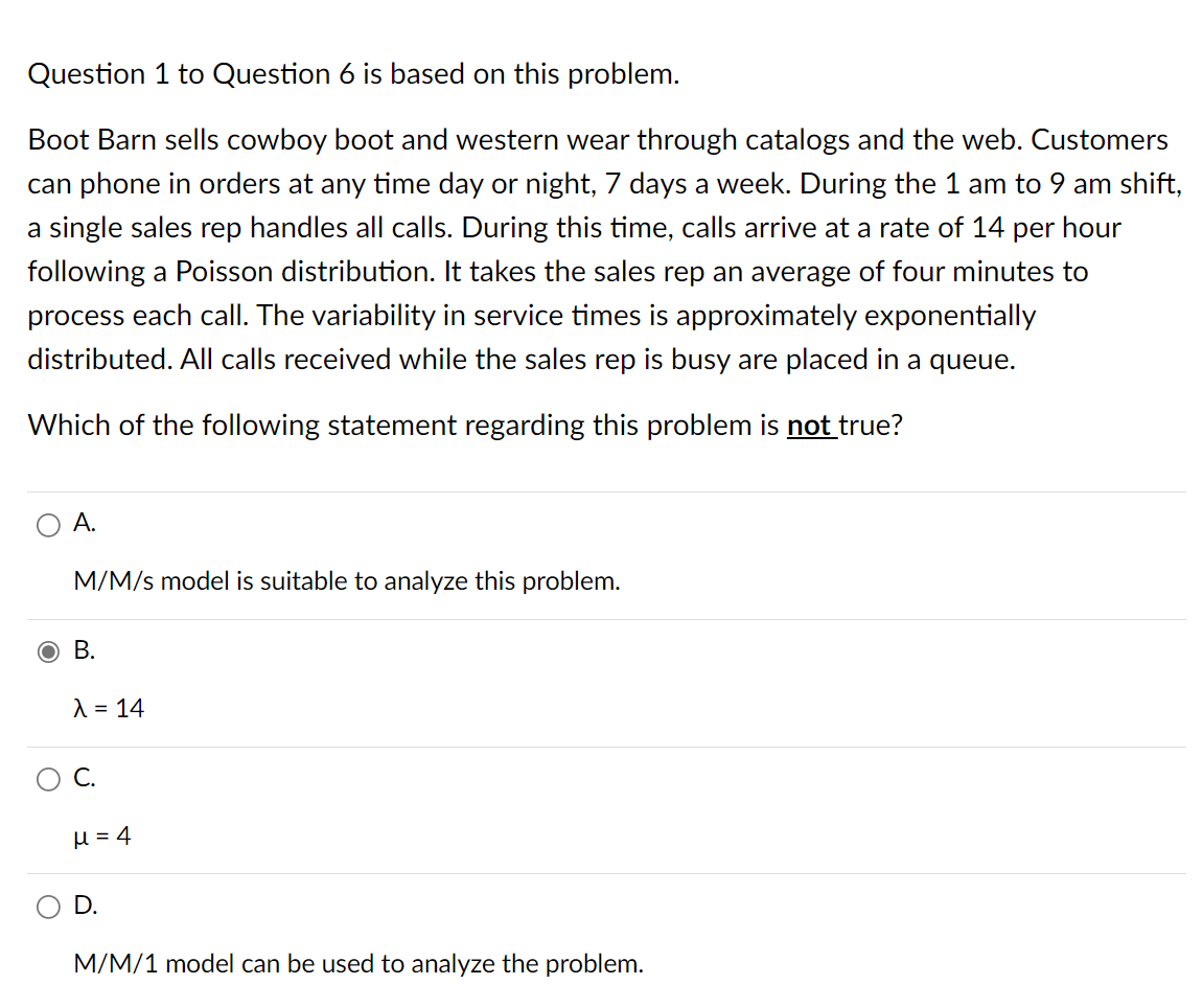  Question 1 to Question 6 is based on this problem. Boot