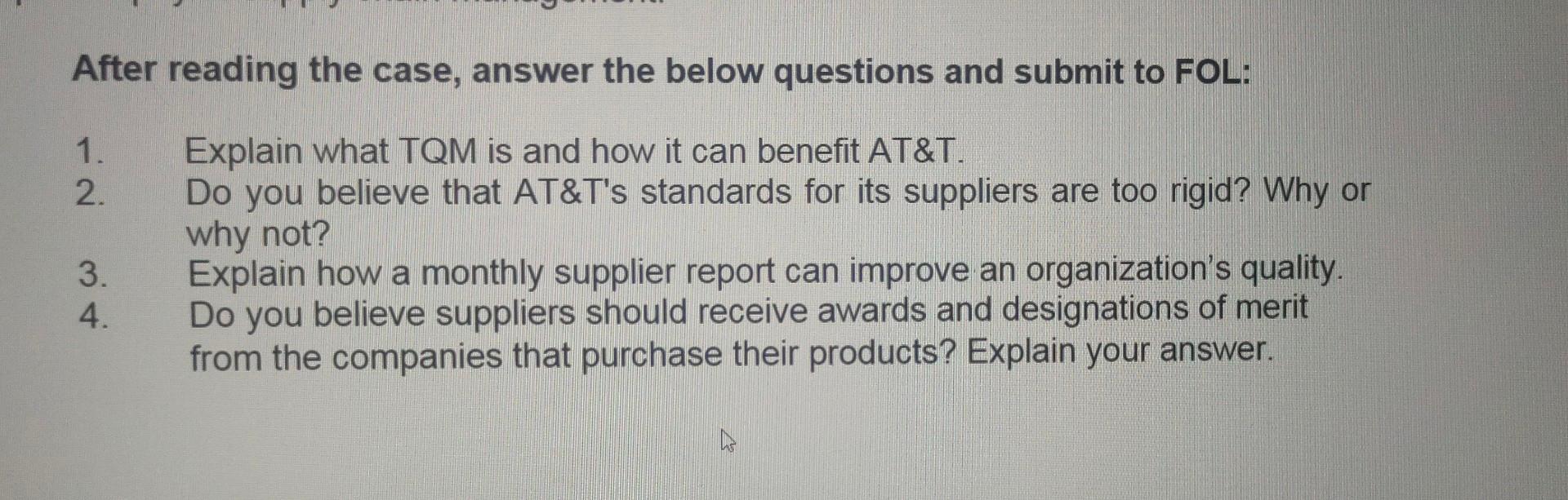  After reading the case, answer the below questions and submit to