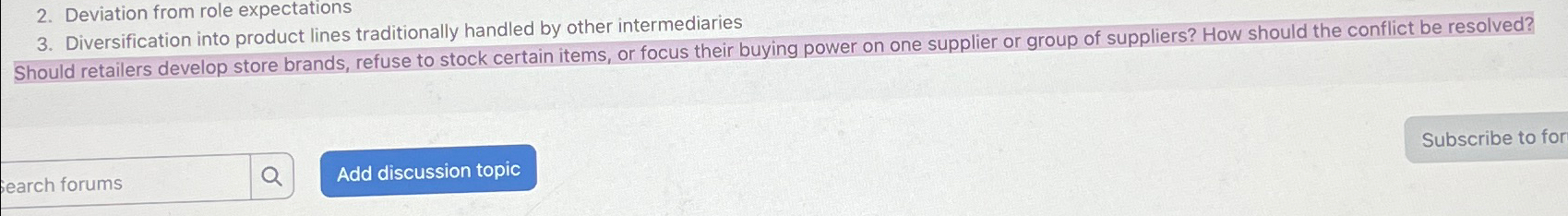  Should retailers develop store brands, refuse to stock certain items, or