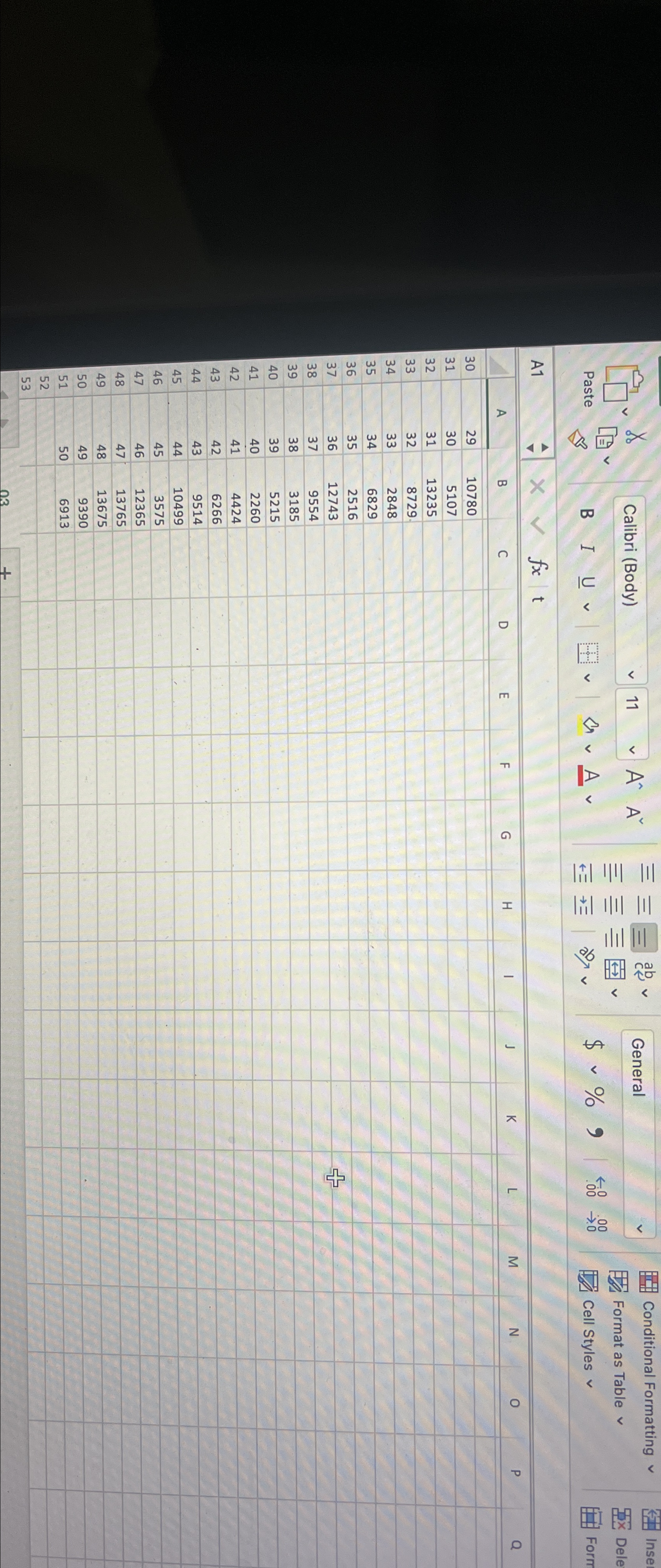  Given the attached data. Answer the following questions for a 5