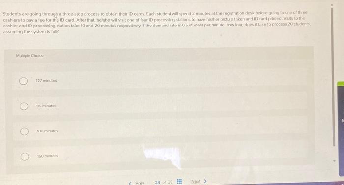 helpp plz :) Students are going through a three step procers to