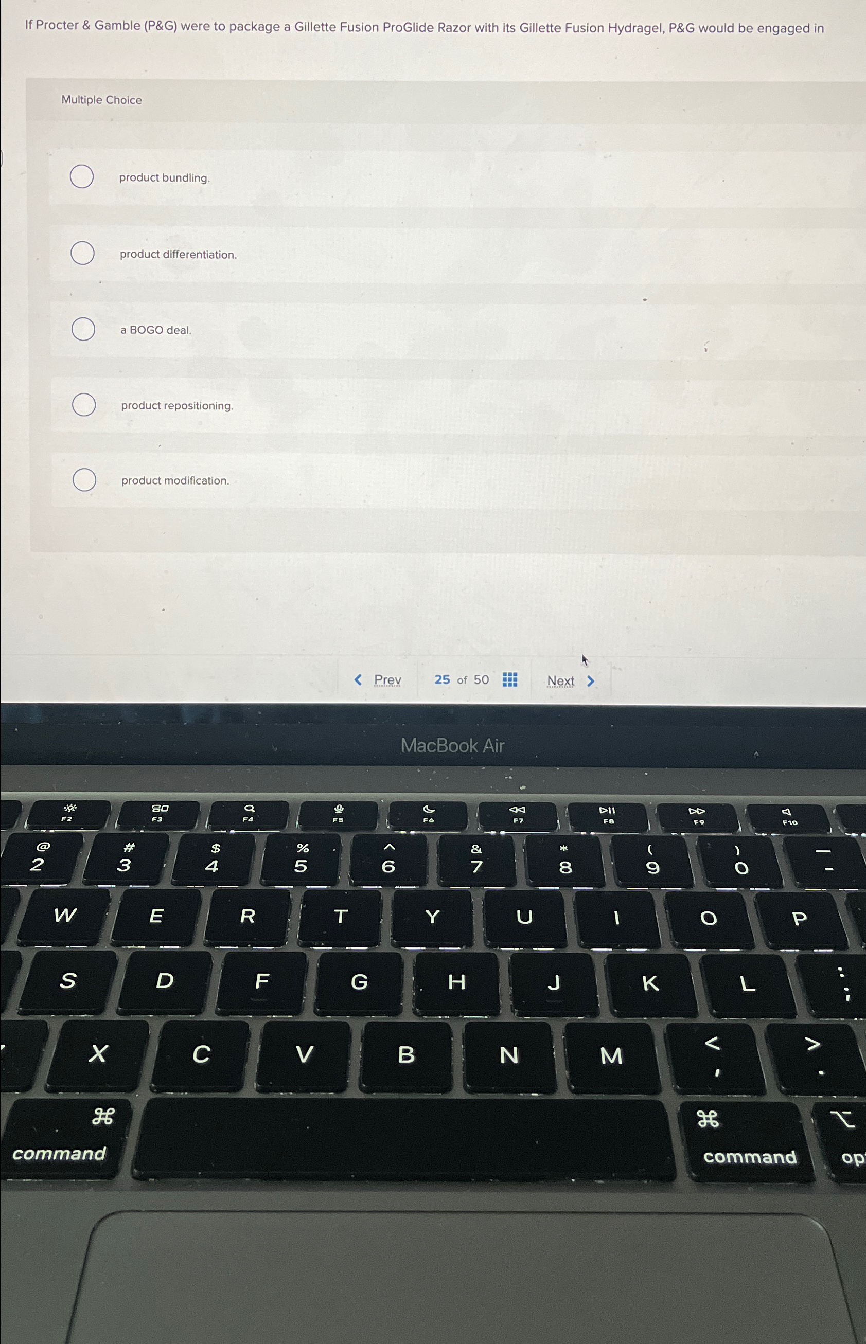  If Procter & Gamble (P&G) were to package a Gillette Fusion