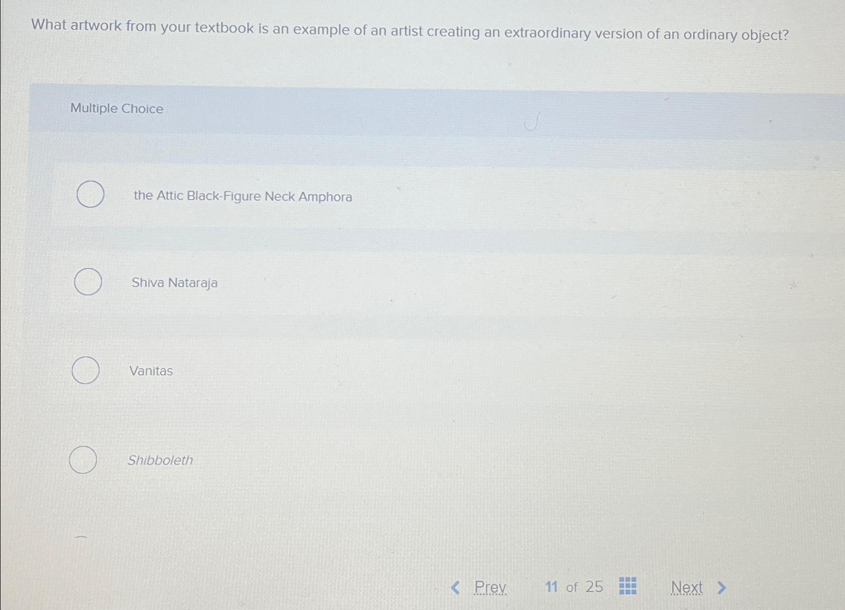  What artwork from your textbook is an example of an artist