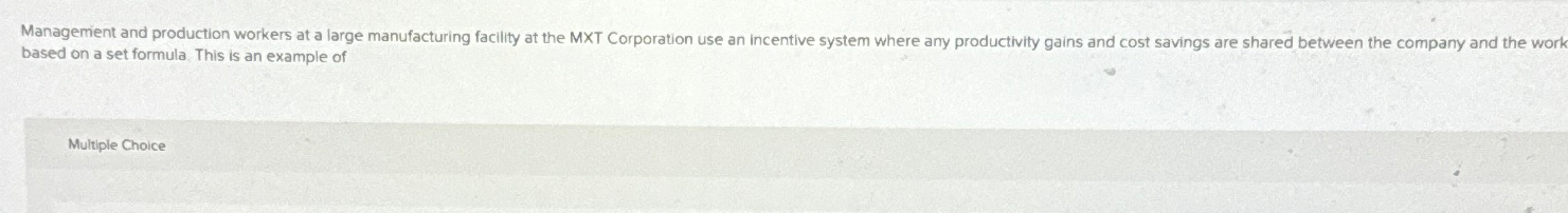  based on a set formula. This is an example of Multiple