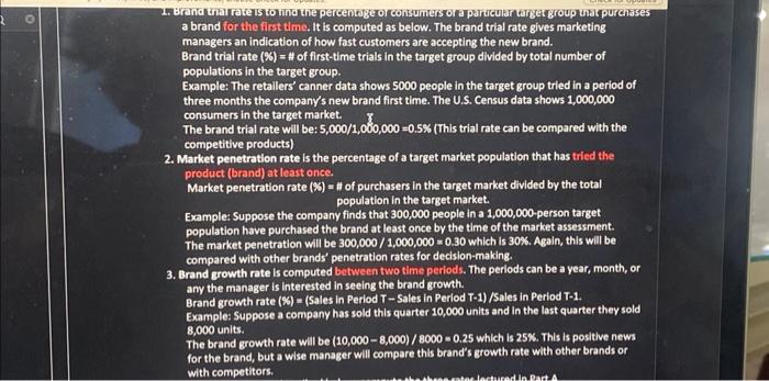  a brand for the first time. It is computed as below.