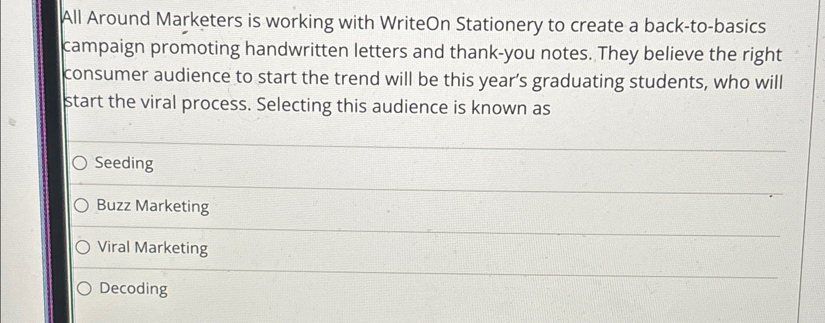  All Around Marketers is working with WriteOn Stationery to create a