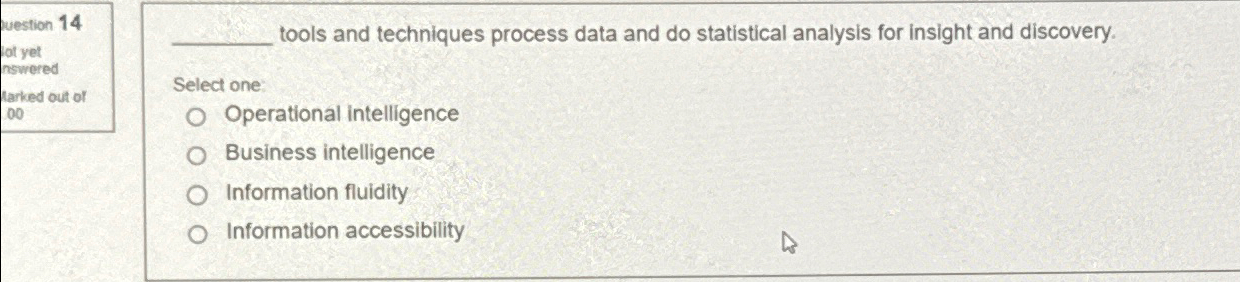  tools and techniques process data and do statistical analysis for insight
