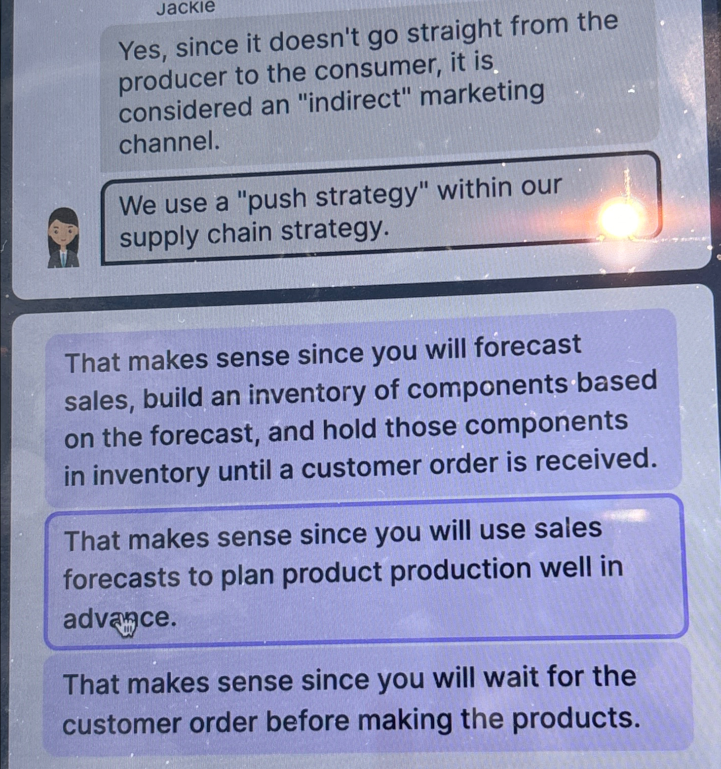  Jacke Yes, since it doesn't go straight from the producer to