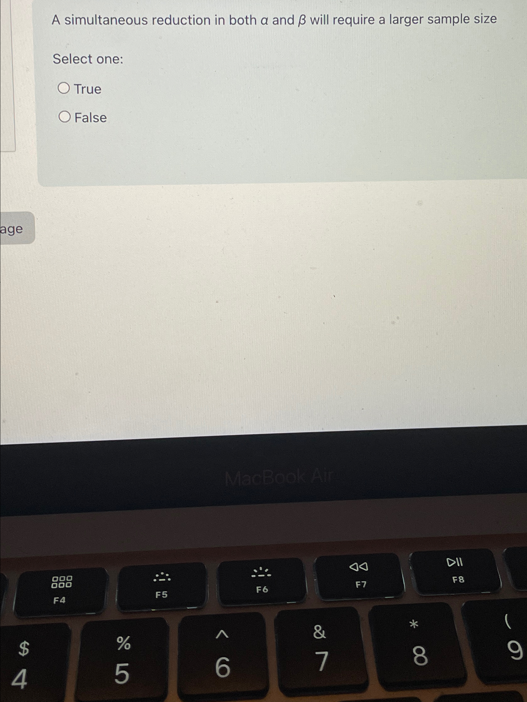  A simultaneous reduction in both and will require a larger sample