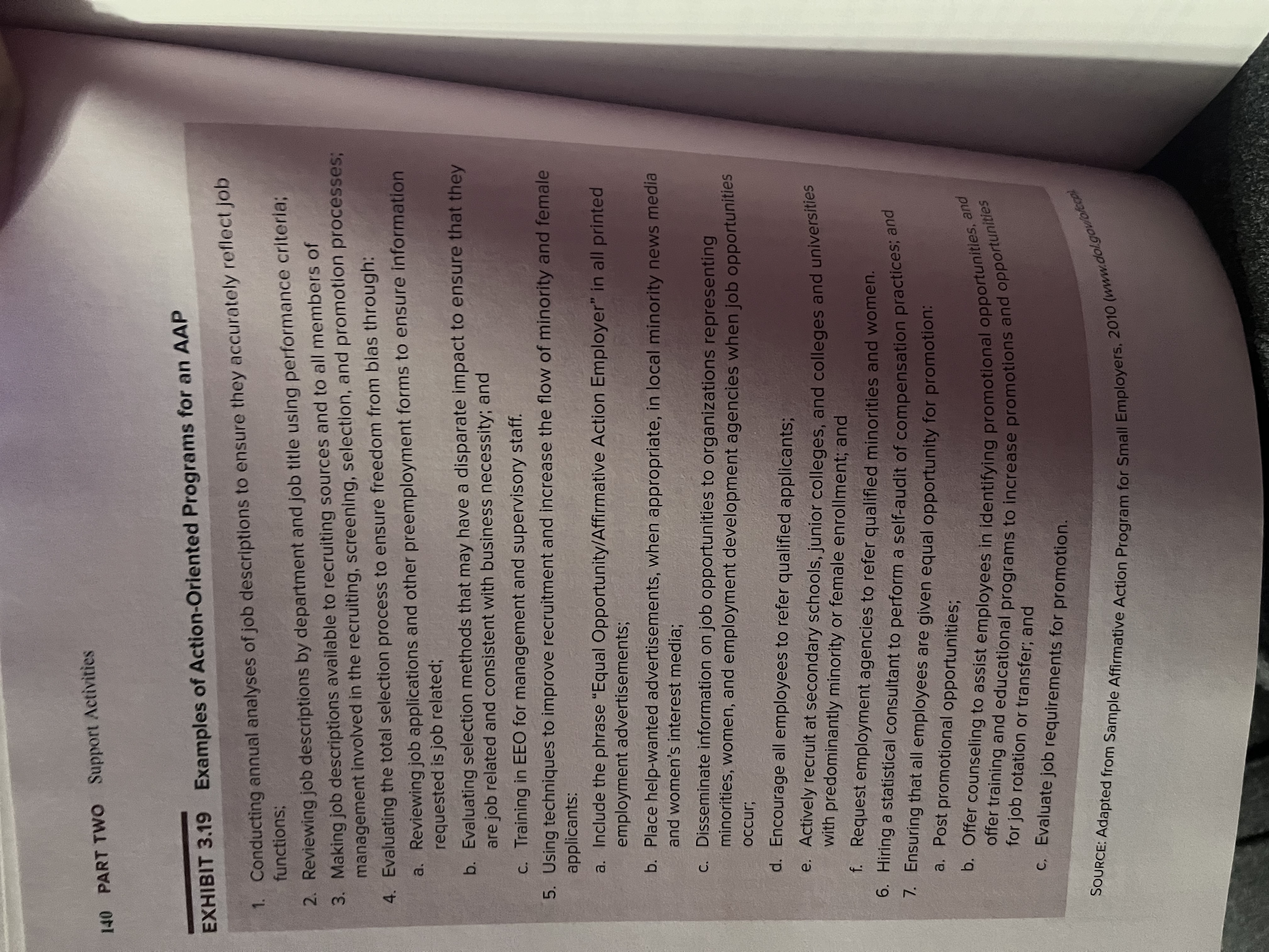  Describe how Tanglewood can make changes to their recruiting procedures to