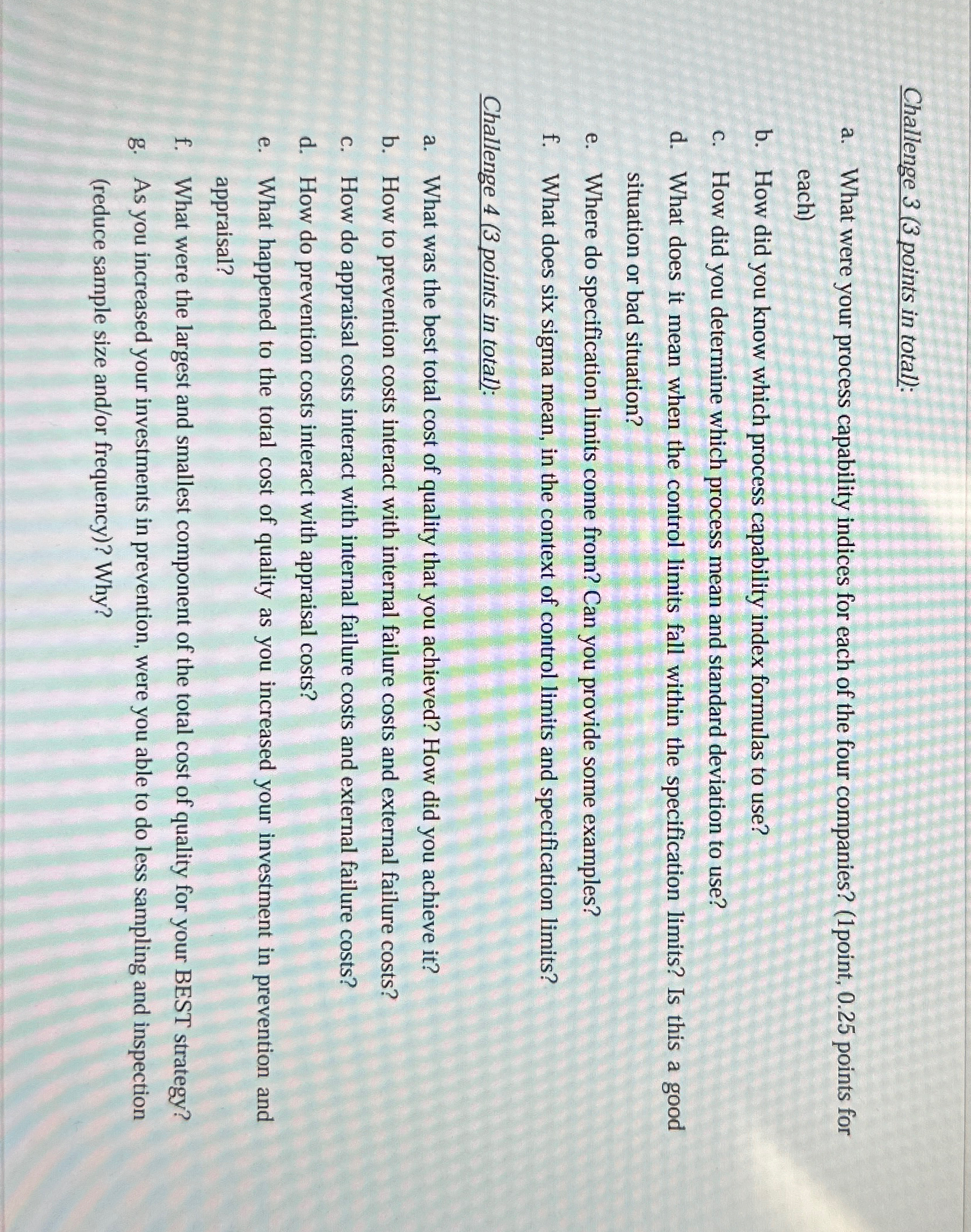  From simulation operation management sinulation quality analytics by barbara b flynnChallenge