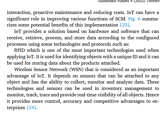 the topics. interaction, proactive maintenance and reducing costs. IoT can have a