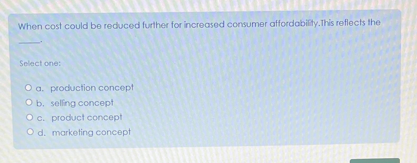  When cost could be reduced further for increased consumer affordability. This
