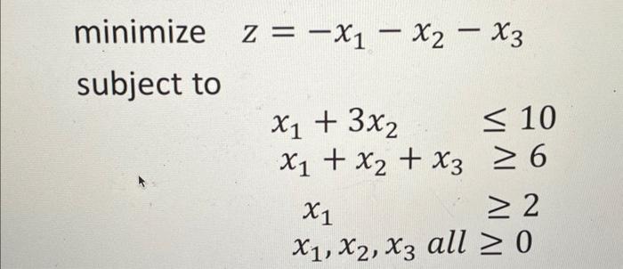 the dual simplex method. please solve both and provide handwritten/easy to read