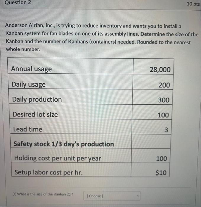  The answer choices are the same for the A) and B)