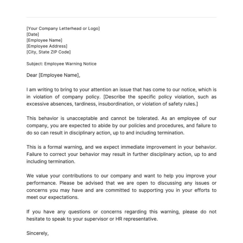  I need this letter rephrase into diffrent words please [Your Company