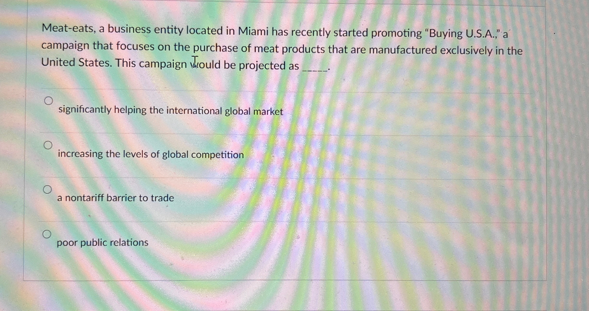  Meat-eats, a business entity located in Miami has recently started promoting