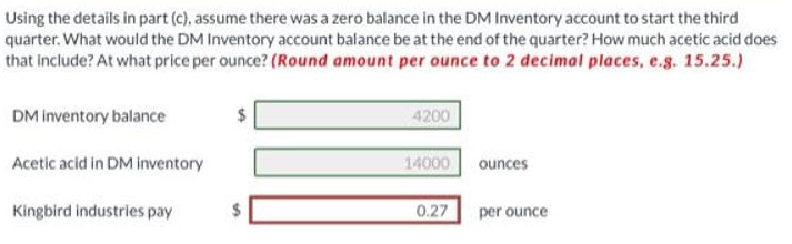  Using the details in part (c), assume there was a zero
