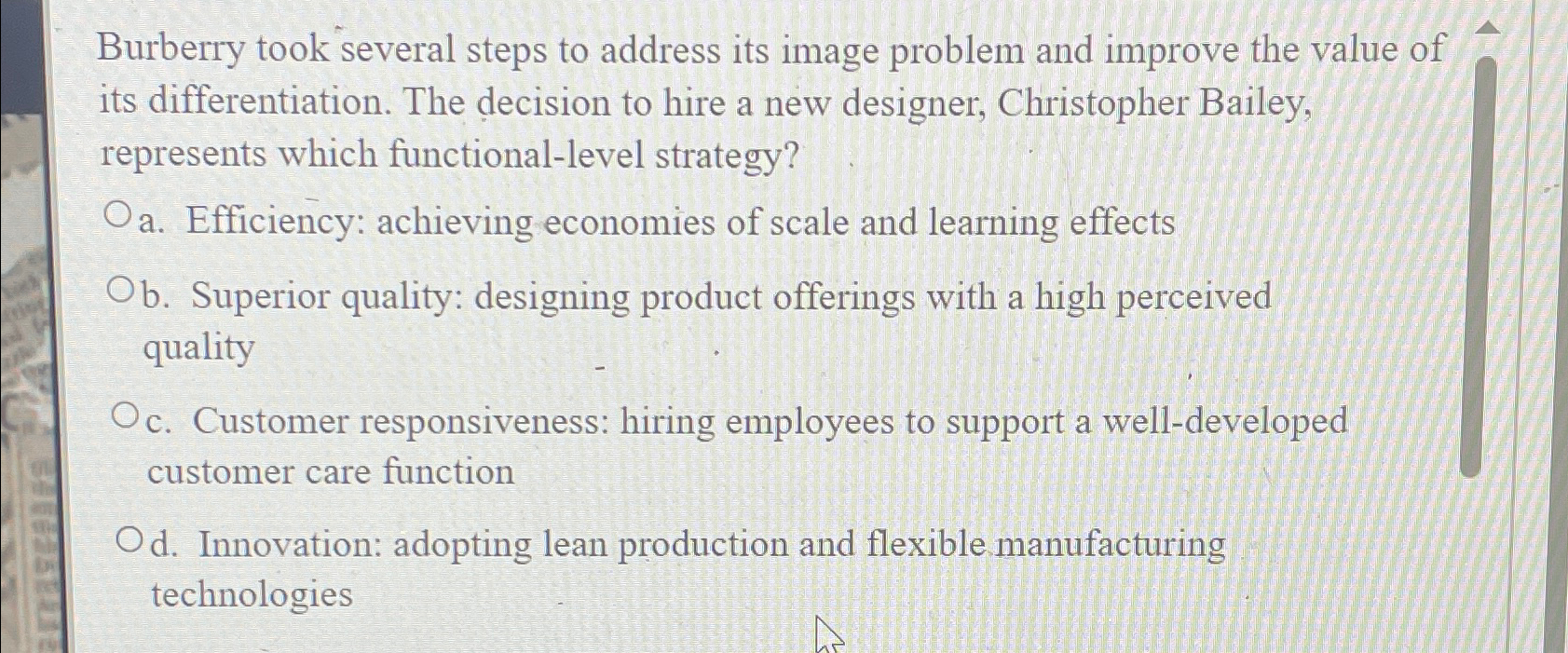  Burberry took several steps to address its image problem and improve