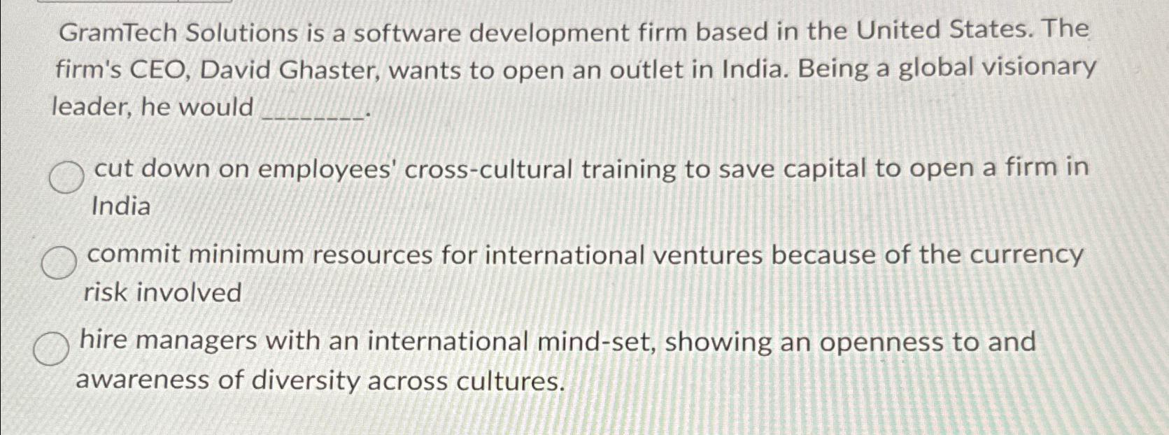  GramTech Solutions is a software development firm based in the United