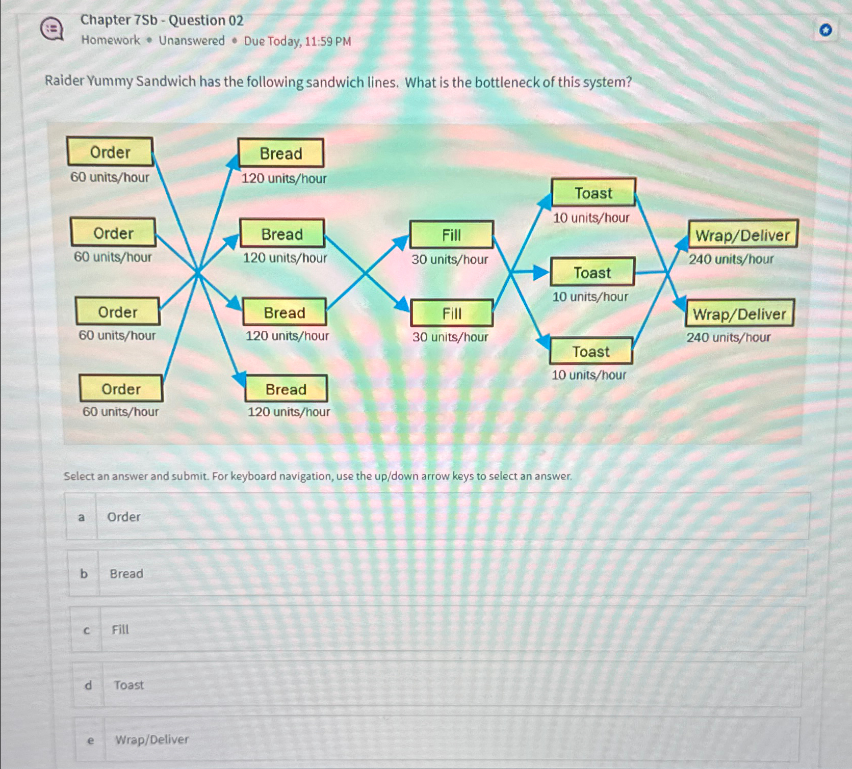  Chapter 7Sb - Question 02 Homework * Unanswered * Due Today,