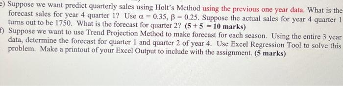 data (number of copies sold) for a college textbook over the past
