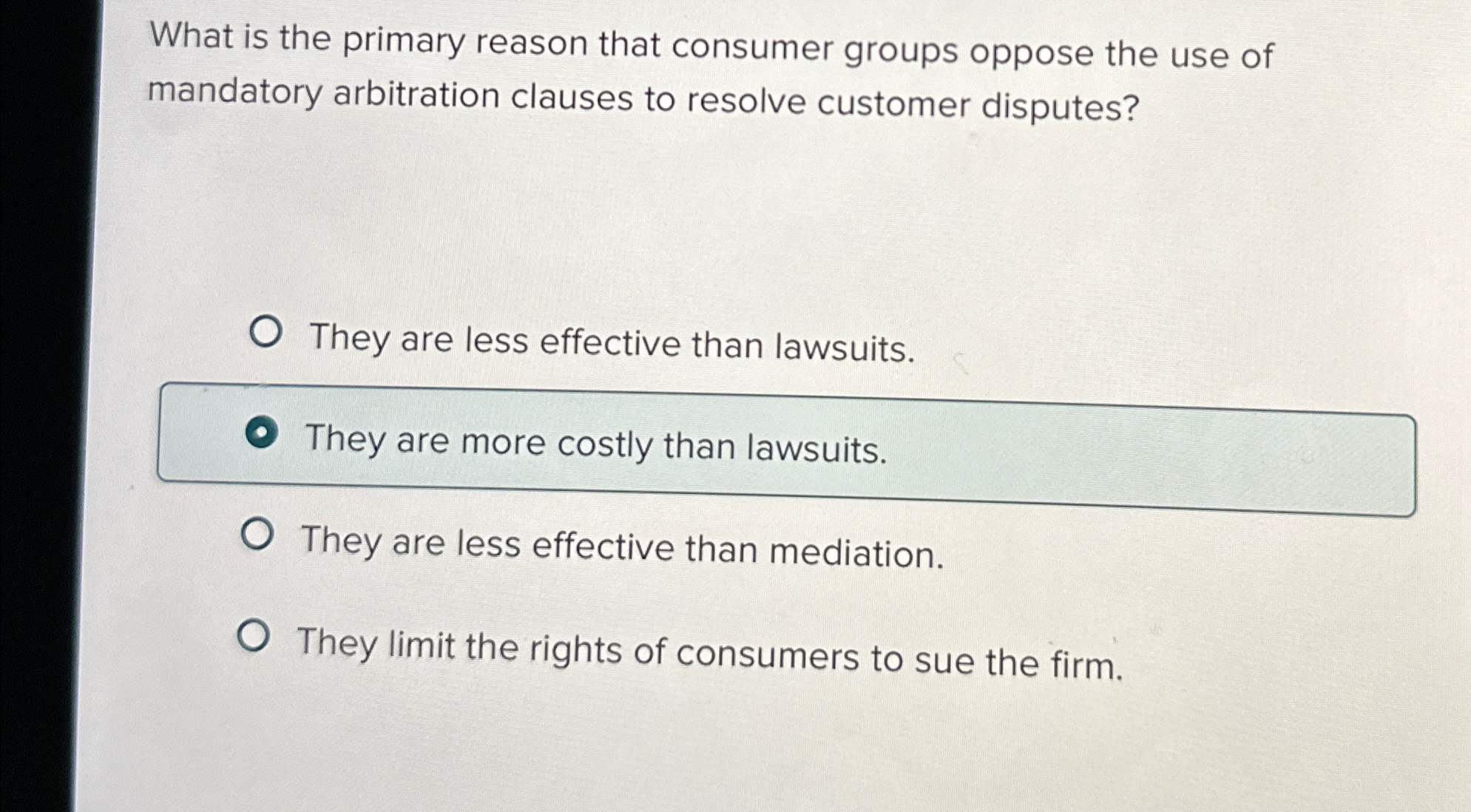  What is the primary reason that consumer groups oppose the use