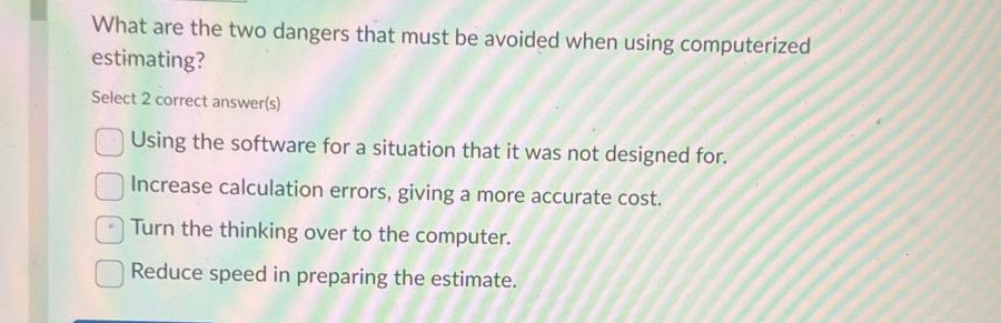  What are the two dangers that must be avoided when using