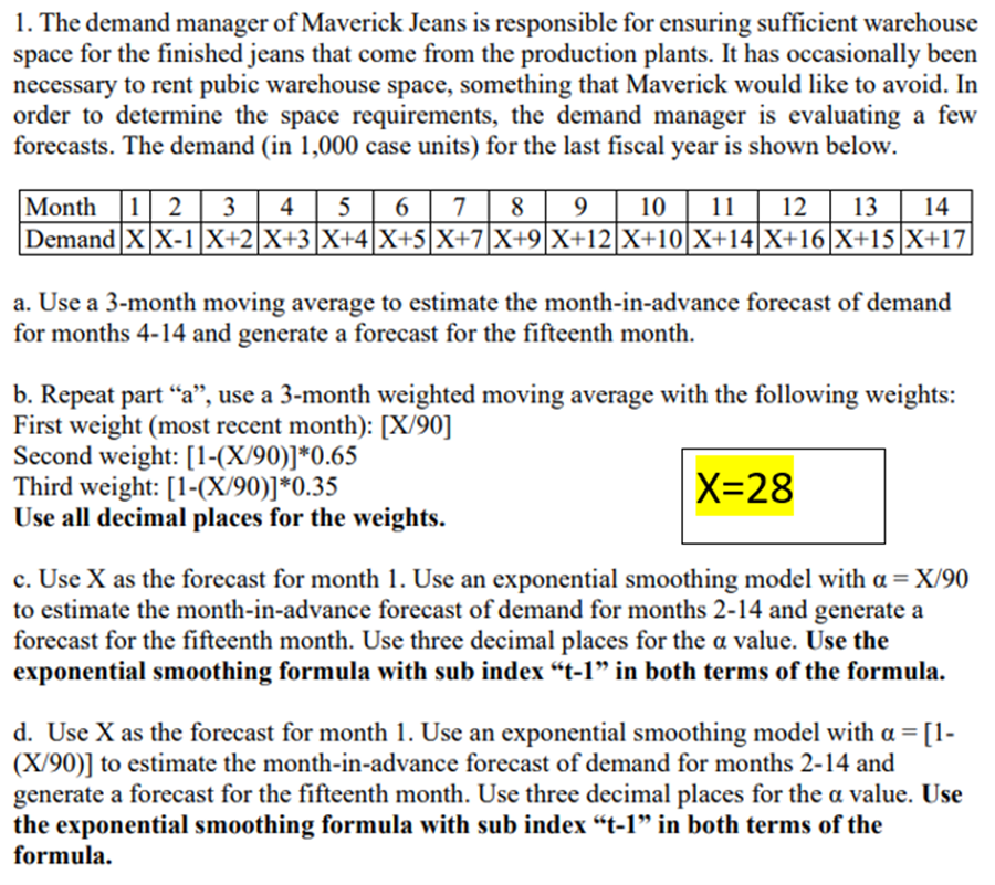  PART D. Could you please help me solve it with excel