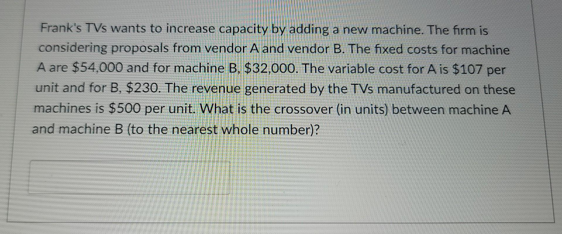 Operations Management help needed. please check your work, provide explanation if possible.