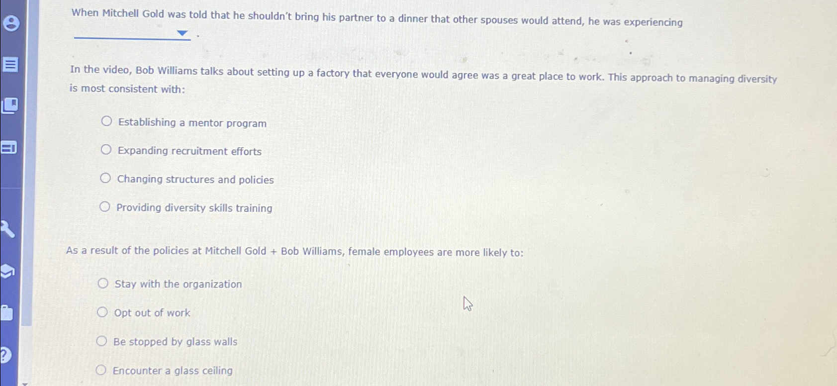  When Mitchell Gold was told that he shouldn't bring his partner