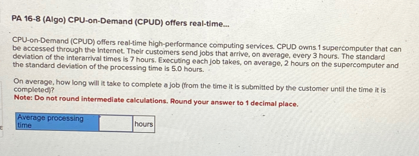  PA 16-8(Algo) CPU-on-Demand (CPUD) offers real-time... CPU-on-Demand (CPUD) offers real-time high-performance