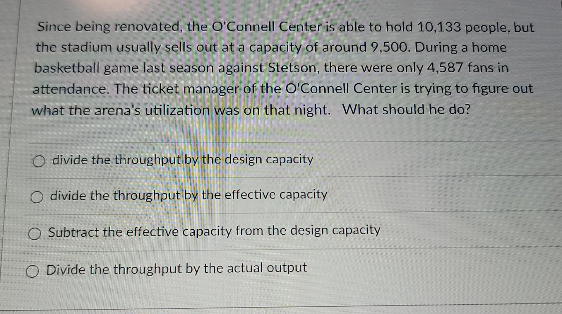 Operations Management help needed. please check your work, provide explanation if possible.