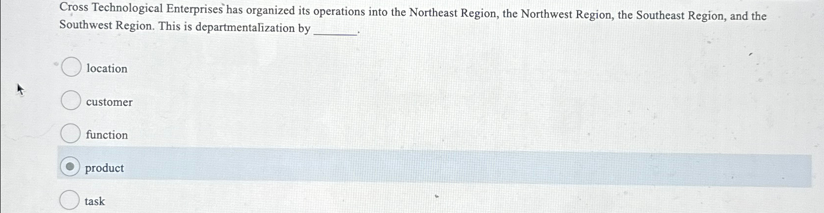  Cross Technological Enterprises has organized its operations into the Northeast Region,